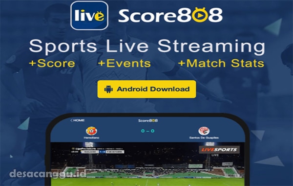 score808 live streaming sepak bola