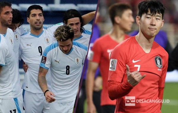 Perkiraan-Susunan-Starting-XI-Pertandingan-Uruguay-vs-Korea-Selatan-Malam-Ini
