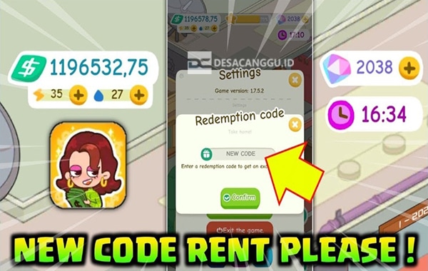 Bonus-Redeem-Rent-Please-Landlord-Sim-Code-Paling-Terbaru